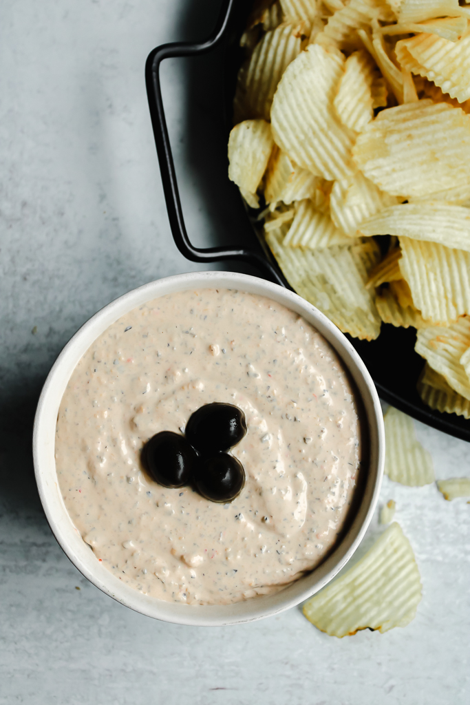 The Best Cream Cheese and Olive Dip